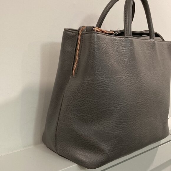 Matt & Nat Kintla Grey Crossbody Satchel Bag ok - Picture 5 of 16